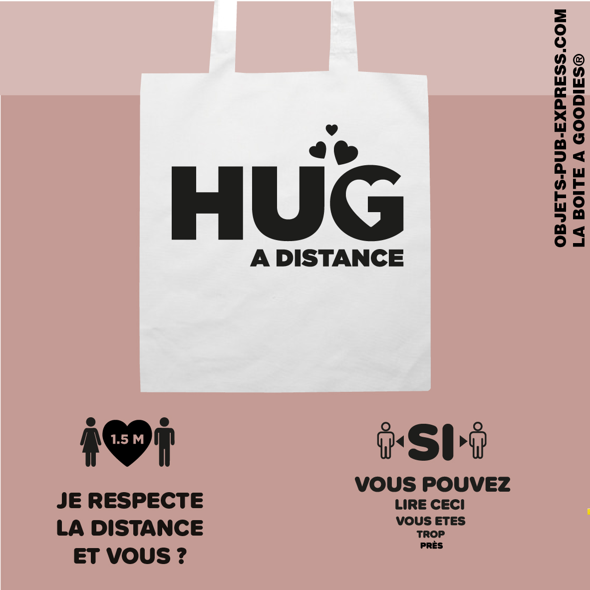 SAC publicitaire message distanciation